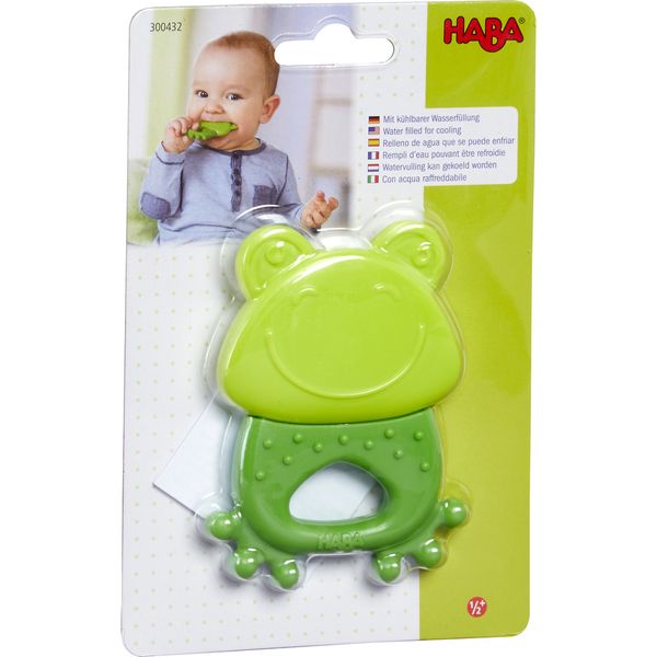 ХАБА Силиконова гризалка с охлаждащ ефект ЖАБКА