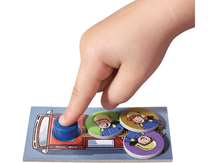 ХАБА Настолна детска игра Пожарникари (5+)