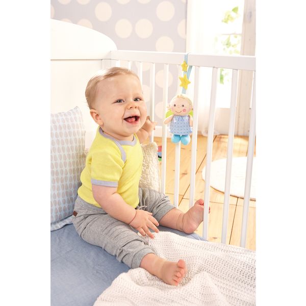 ХАБА мека висяща бебе играчка син Ангел-пазител