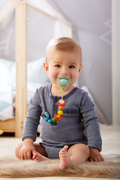 ХАБА Клипс за залъгалка 22 см многоцветна