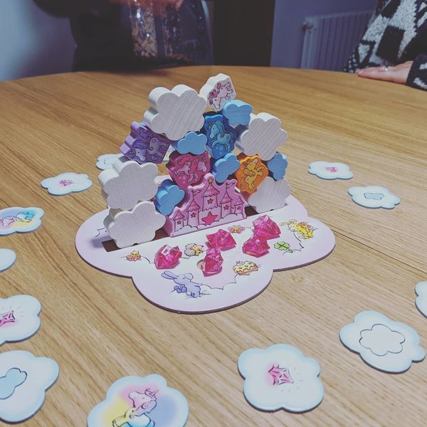 ХАБА Кооперативна настолна игра Облачни приключения на еднорозите (4+)