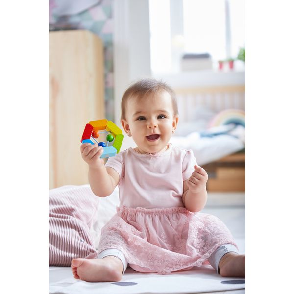 ХАБА Дървена бебешка играчка