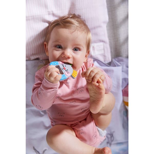 ХАБА Силиконова бебе гризалка Мишле