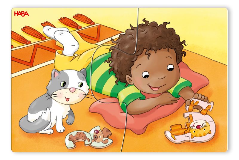 ХАБА Комплект 10 броя пъзели МОИТЕ ИГРАЧКИ