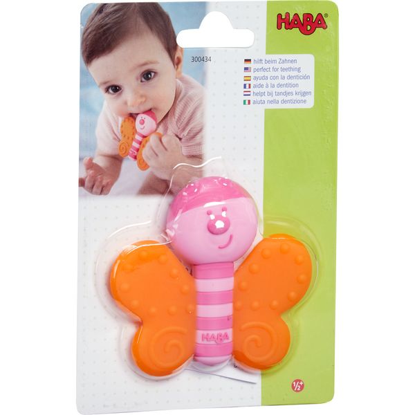 ХАБА Силиконова бебе гризалка Хаба Пеперуда