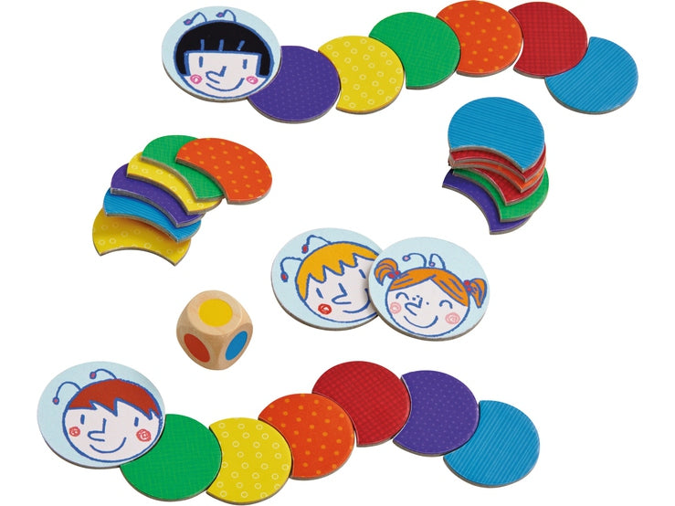ХАБА Игра метална кутия СГЛОБИ ГЪСЕНИЦАТА (3+)