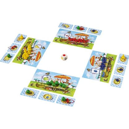 ХАБА Колекция от 10 настолни детски игри Овощна градина (3-6)