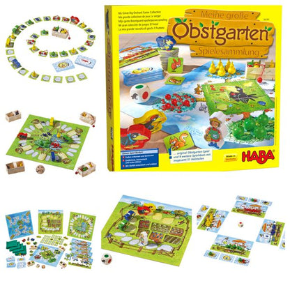 ХАБА Колекция от 10 настолни детски игри Овощна градина (3-6)