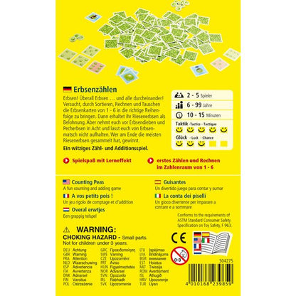 ХАБА Настолна игра с числа от 1 до 6: ЗРЪНЦАТА (6+)