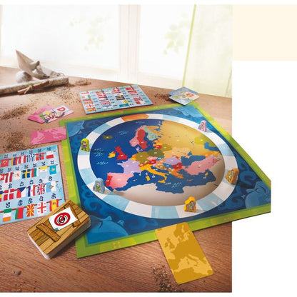 ХАБА Настолна игра ТУРИСТИ В ЕВРОПА (8+)