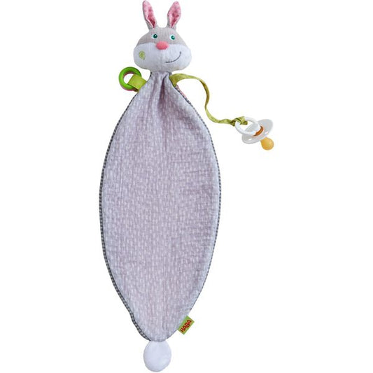 ХАБА Мека играчка кърпичка и държач за залагалка ЗАЕК