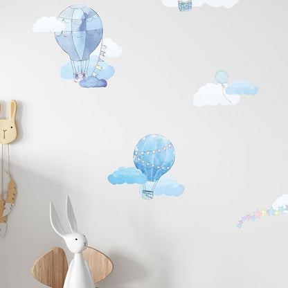 Pastelowe Love стикери за стена Сини балони