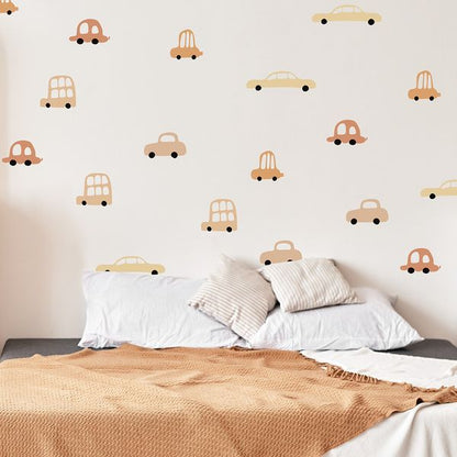Pastelowe Love стикери за стена Автомобили в бохо стил I
