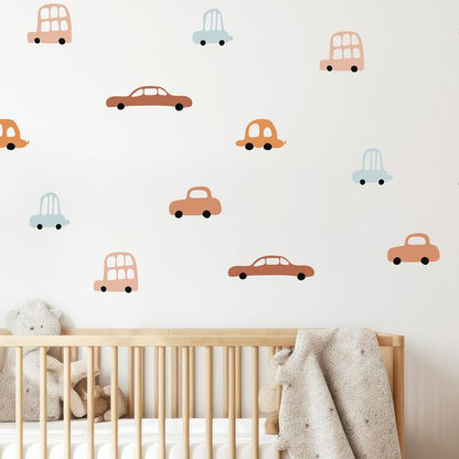 Pastelowe Love стикери за стена Автомобили в бохо стил II