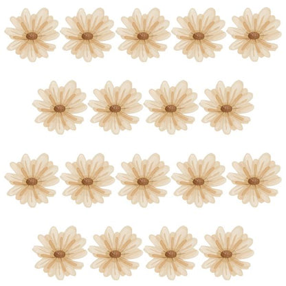 Pastelowe Love стикери за стена Красиви маргаритки в стил Бохо