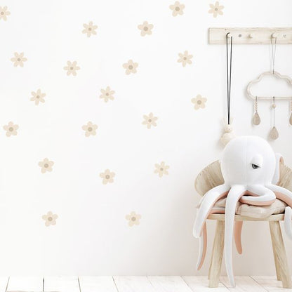 Pastelowe Love стикери за стена Красиви маргаритки I