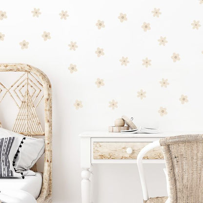 Pastelowe Love стикери за стена Красиви маргаритки I