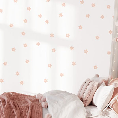 Pastelowe Love стикери за стена Красиви маргаритки IX