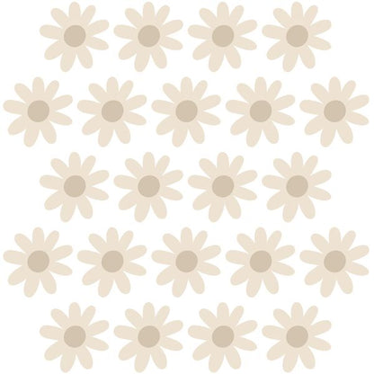 Pastelowe Love стикери за стена Красиви маргаритки V