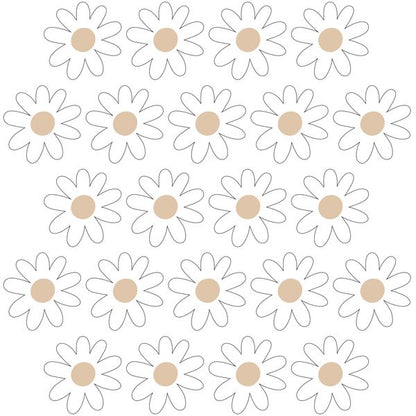 Pastelowe Love стикери за стена Красиви маргаритки VI