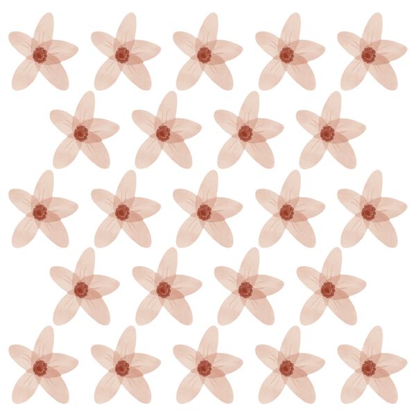 Pastelowe Love стикери за стена Красиви незабравки