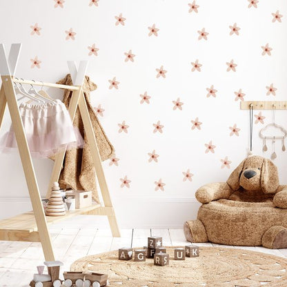 Pastelowe Love стикери за стена Красиви незабравки