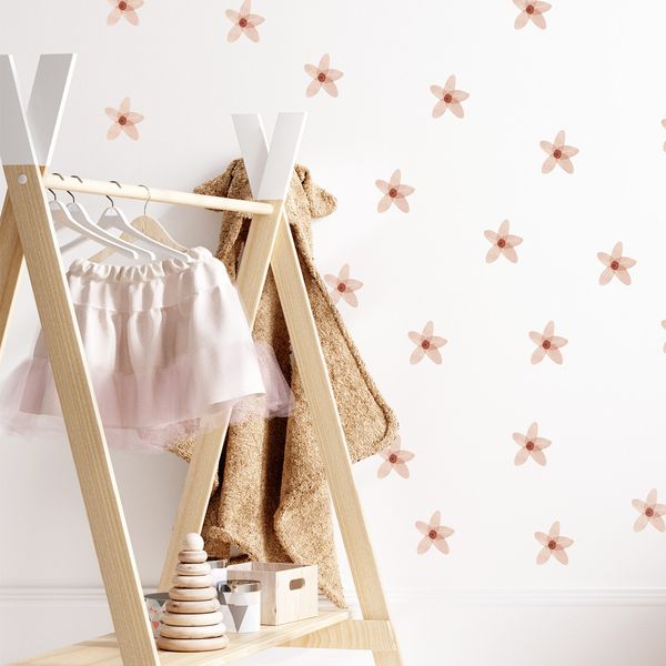 Pastelowe Love стикери за стена Красиви незабравки